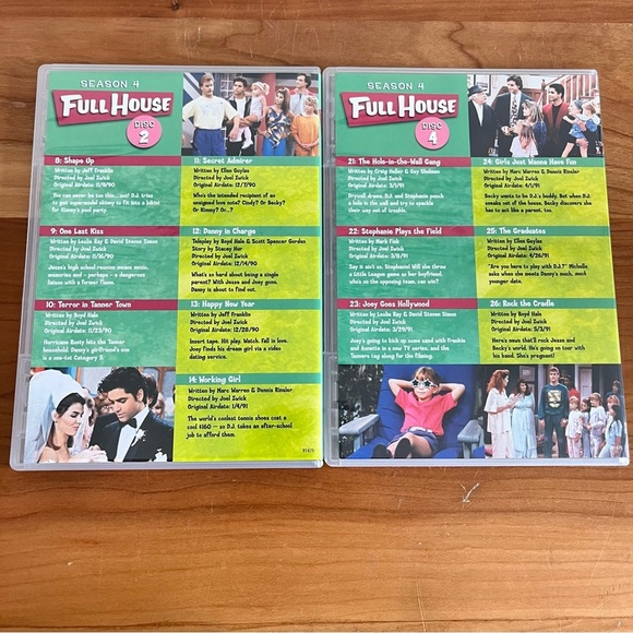 Full House Full Season 4 Set 4 DVD Discs - Picture 2 of 3